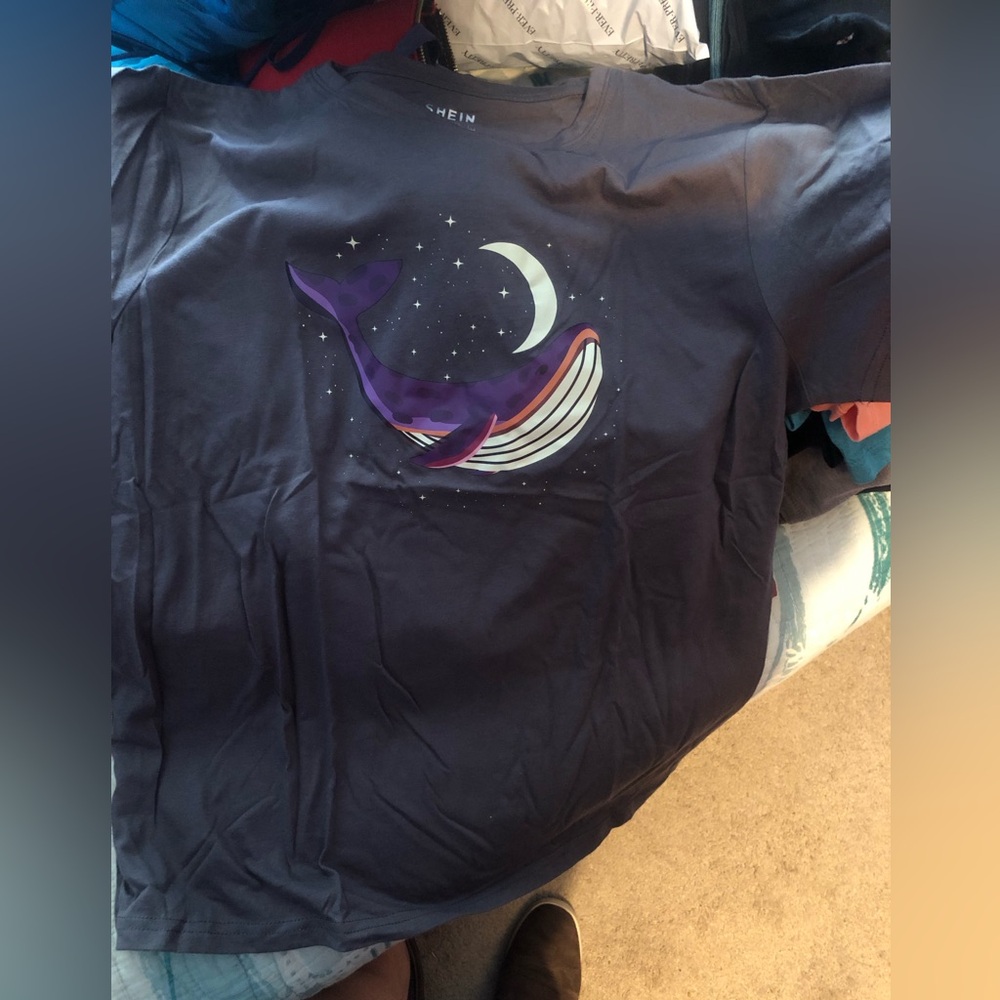 Shein whale T-shirt